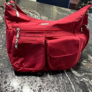 Baggallini crossbody travel bag. Red